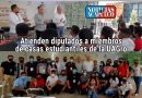 ATIENDEN DIPUTADOS A MIEMBROS DE CASAS ESTUDIANTILES DE LA UAGro