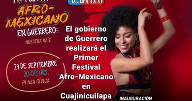 EL GOBIERNO DE GUERRERO REALIZARÁ EL PRIMER FESTIVAL AFRO-MEXICANO EN CUAJINICUILAPA